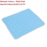 Pet Dog Cat Cooling Mats Soft Ice Pad Summer Puppy PVC Leakproof Ice Pad Cooling Kennel Large Dog Sleeping Mat Beds Pet Supplies